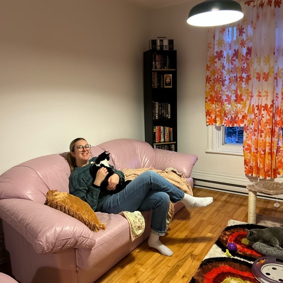 Floral Patterned Curtains - Picture 2 of 4